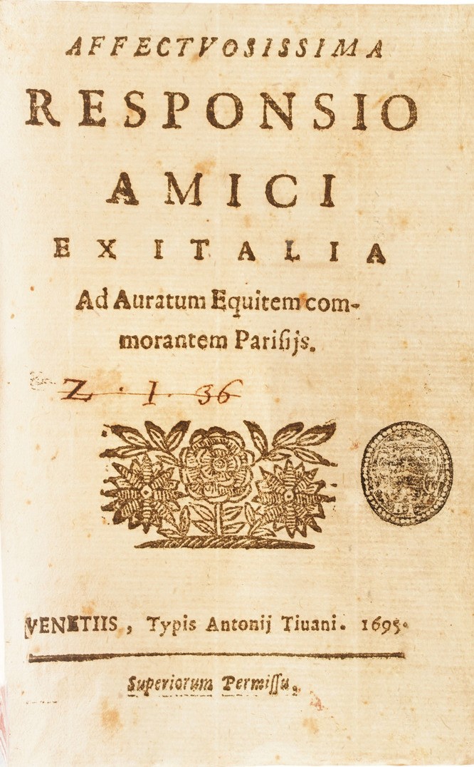 Raccolta di Volumi Miscellanei dal XVI al XVIII Sec. (con Ex Libris Silografico)