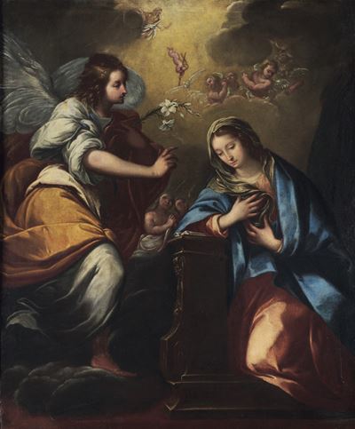 Annunciazione, olio su tela