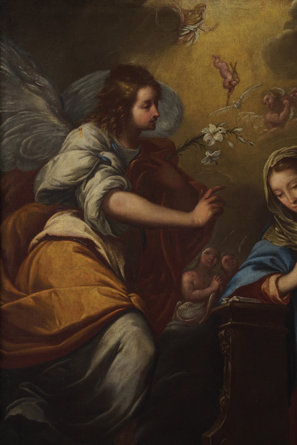 Carlo Francesco Nuvolone - Annunciazione, olio su tela