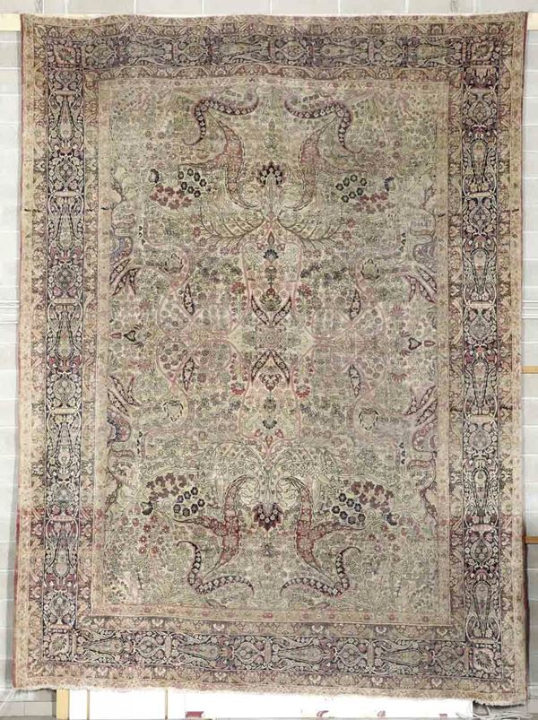 Tappeto Kirman Persia fine XIX secolo
