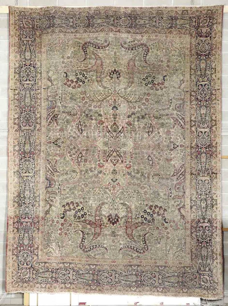 Tappeto Kirman Persia fine XIX secolo  - Auction Carpets - Cambi Casa d'Aste