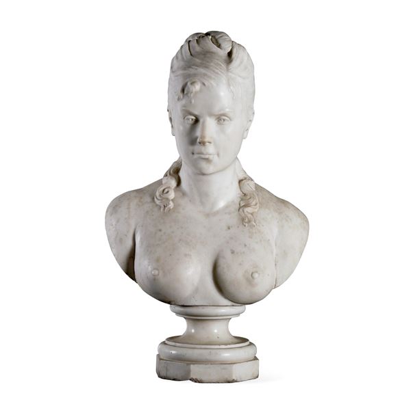 Busto femminile. Scultore del XIX secolo
