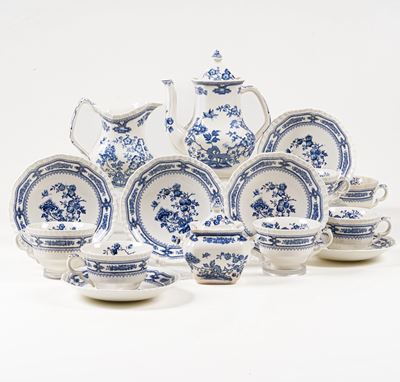 Servizio da Caffè “manchu”.inghilterra, Manifattura Mason’s, 1940-1950 Circa.