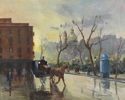 Paesaggio con Carrozza