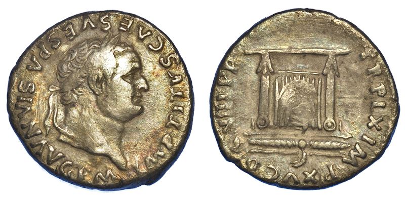 TITO, 79–81. Denario, anno 80. Roma.  - Auction Numismatics - Cambi Casa d'Aste