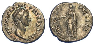 Nerva, 96–98. Denario, Anno 97. Roma.