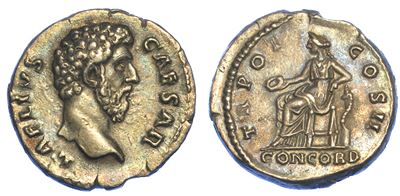 Elio (cesare), 136-138. Denario, Anno 137. Roma.