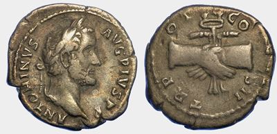 Antonino Pio, 138-161. Denario, Anno 139. Roma.