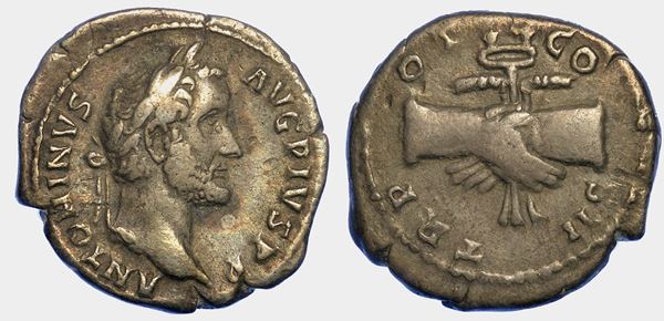 ANTONINO PIO, 138-161. Denario, anno 139. Roma.