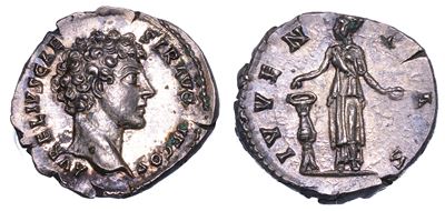Marco Aurelio (cesare), 140-144. Denario, Anni 140-144. Roma.