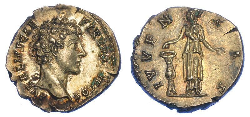 MARCO AURELIO (Cesare), 140-144. Denario, anni 140-144. Roma.  - Auction Numismatics - Cambi Casa d'Aste