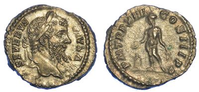 Settimio Severo, 193-211. Denario, Anno 206. Roma.