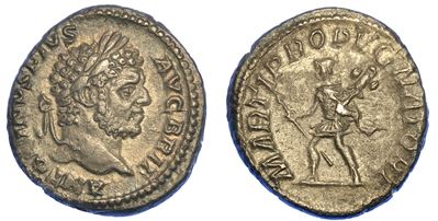 Caracalla, 198-217. Denario, Anni 210-213.