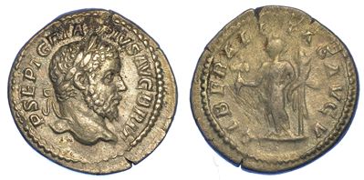 Geta (augusto), 209-212. Denario, Fine Anno 211.