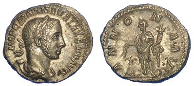 Alessandro Severo, 222-235. Denario, Anni 228-231.
