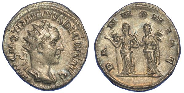 TRAIANO DECIO, 249-251. Antoniniano, anni 250-251. Roma.