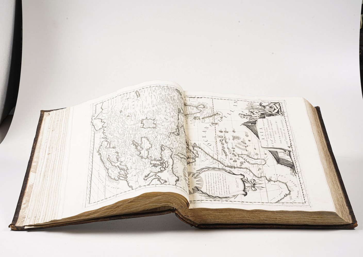 Coronelli Vincenzo (venezia, 1650 - 1718) (solo Tomo I) Atlante Veneto nel Quale Si Contiene la D...