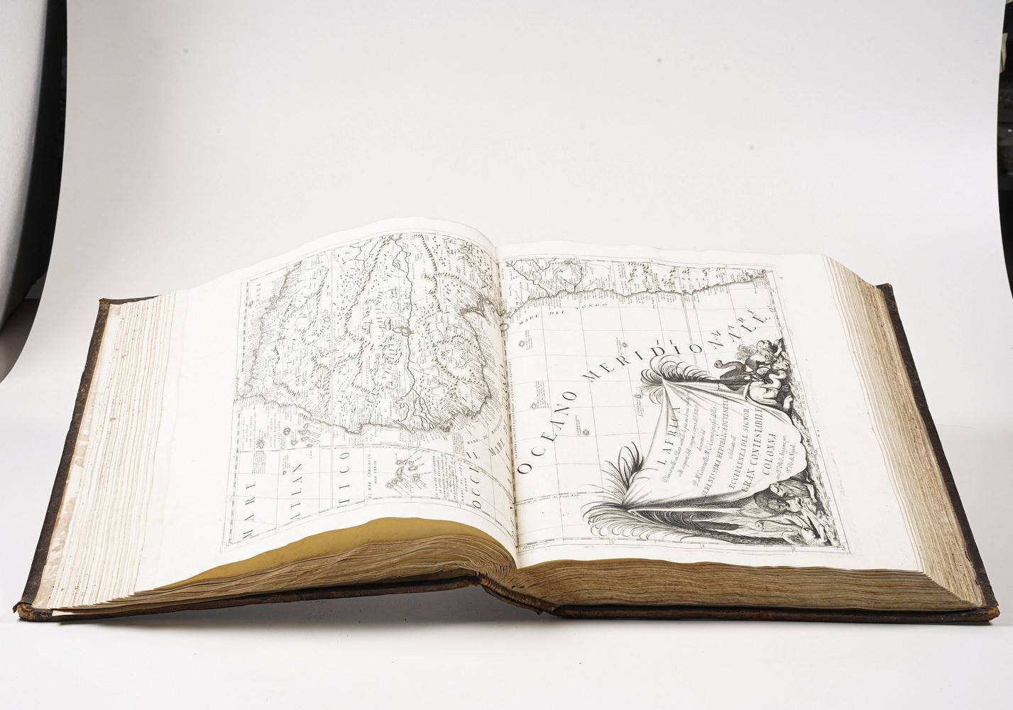 Coronelli Vincenzo (venezia, 1650 - 1718) (solo Tomo I) Atlante Veneto nel Quale Si Contiene la D...