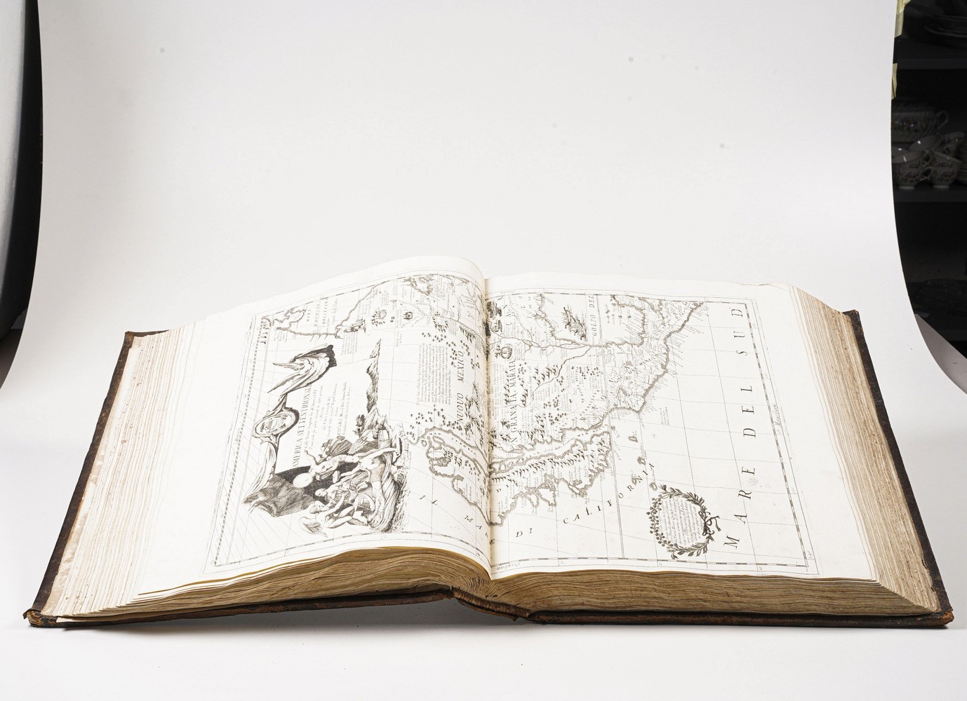 Coronelli Vincenzo (venezia, 1650 - 1718) (solo Tomo I) Atlante Veneto nel Quale Si Contiene la D...