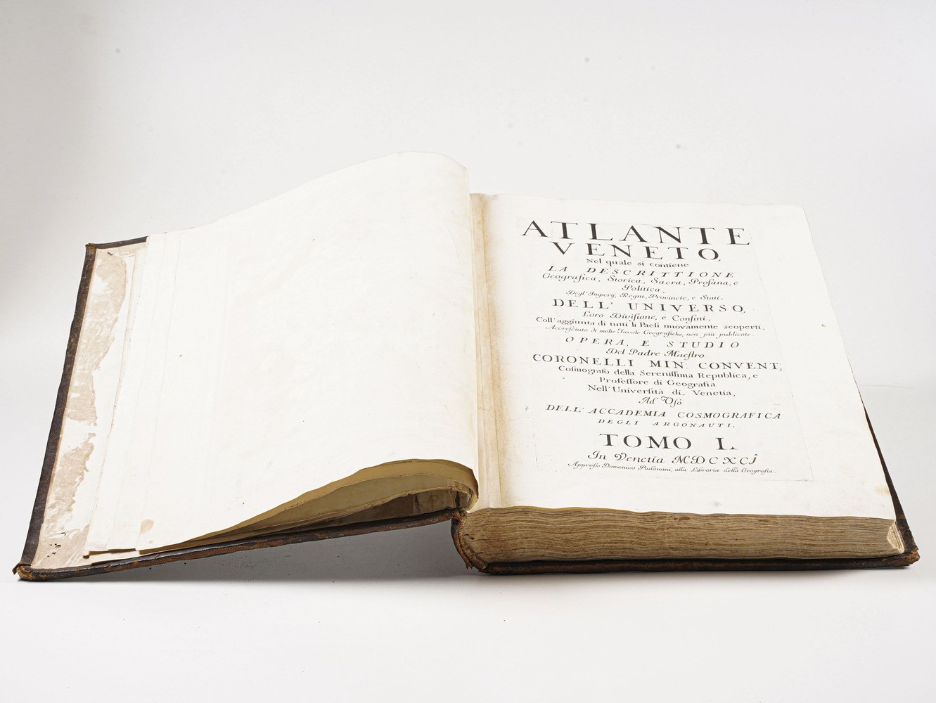 Coronelli Vincenzo (venezia, 1650 - 1718) (solo Tomo I) Atlante Veneto nel Quale Si Contiene la D...
