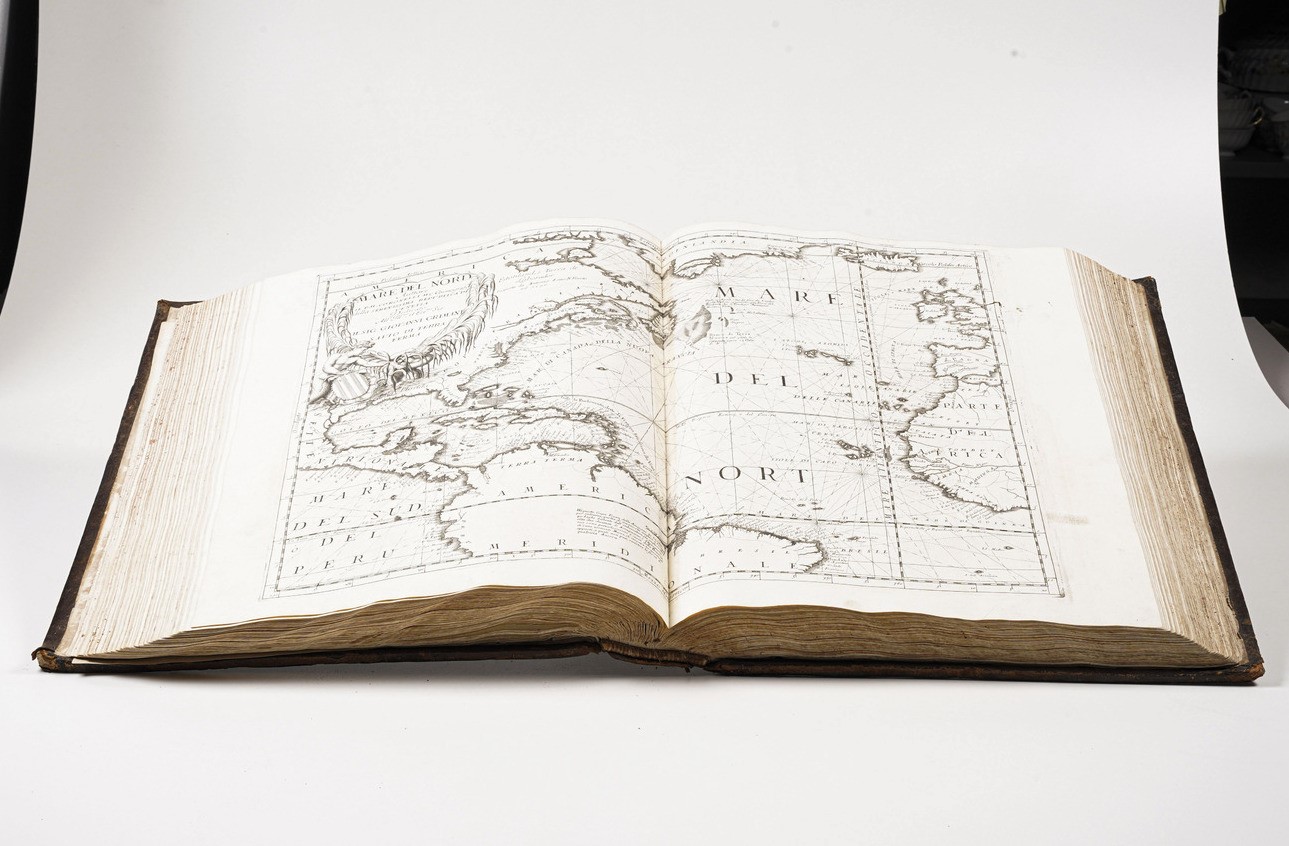 Coronelli Vincenzo (venezia, 1650 - 1718) (solo Tomo I) Atlante Veneto nel Quale Si Contiene la D...