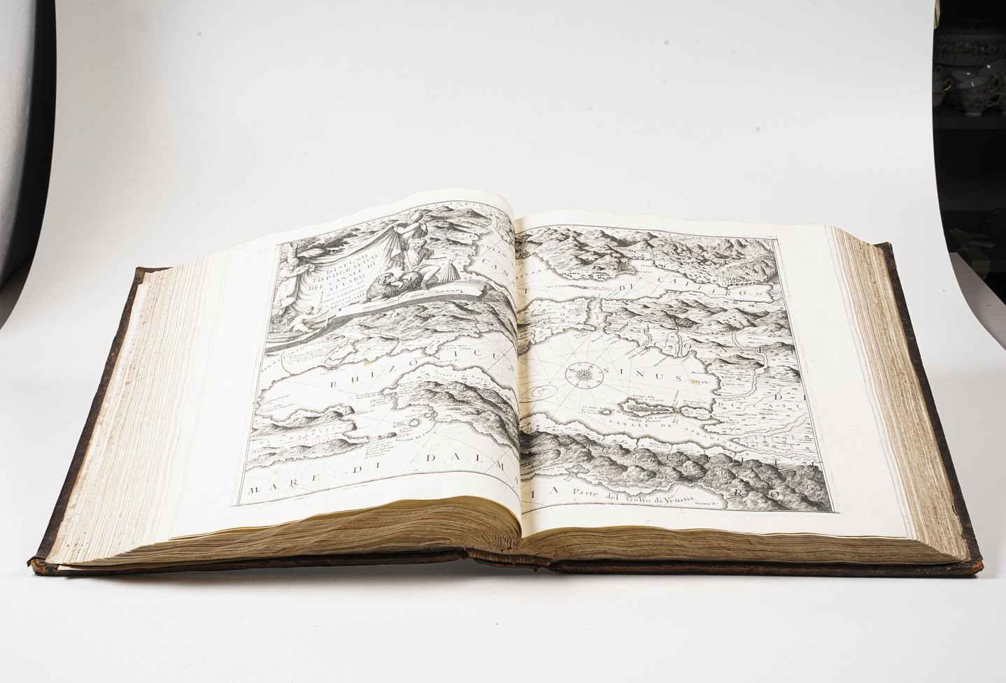 Coronelli Vincenzo (venezia, 1650 - 1718) (solo Tomo I) Atlante Veneto nel Quale Si Contiene la D...