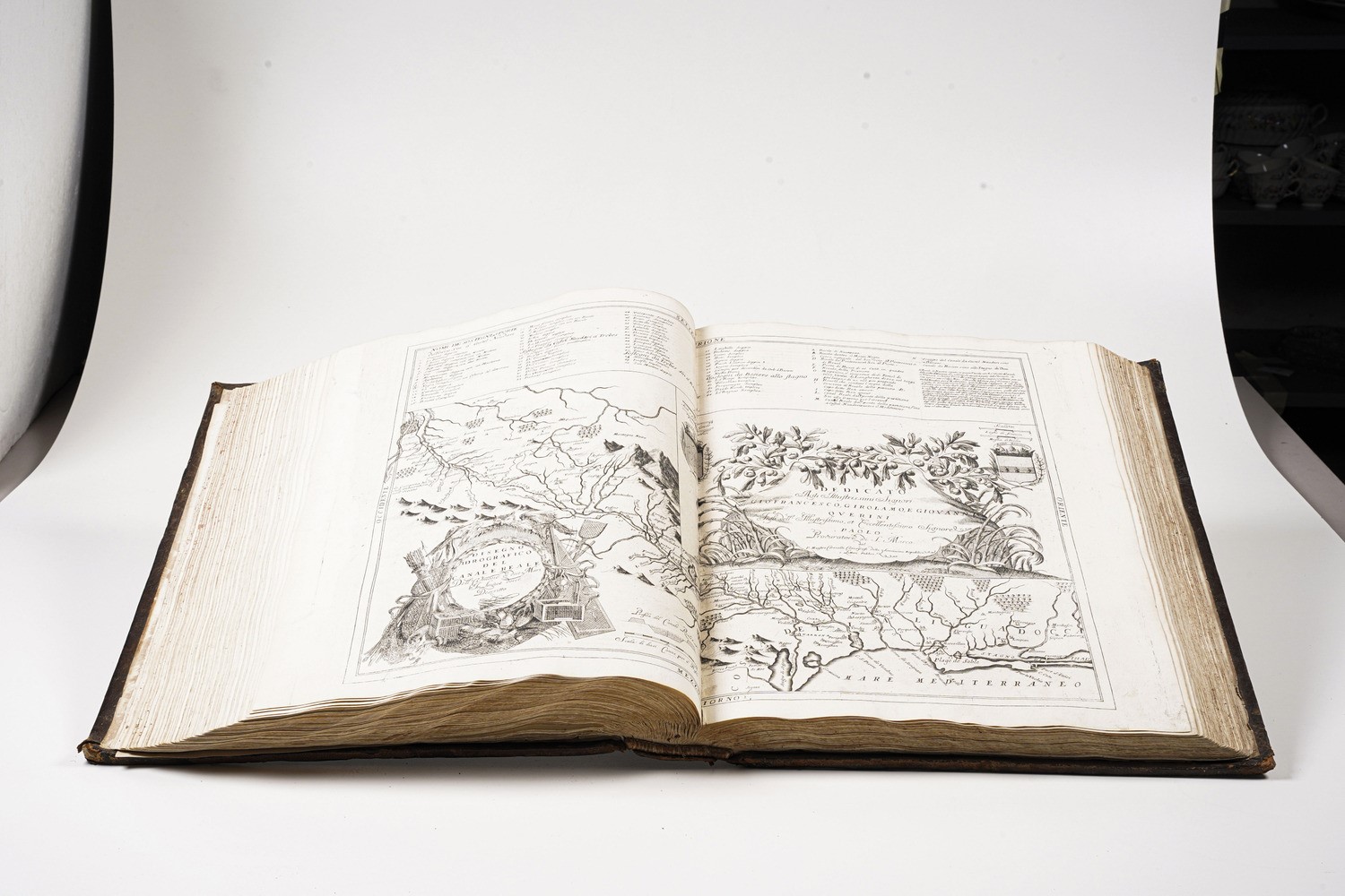 Coronelli Vincenzo (venezia, 1650 - 1718) (solo Tomo I) Atlante Veneto nel Quale Si Contiene la D...