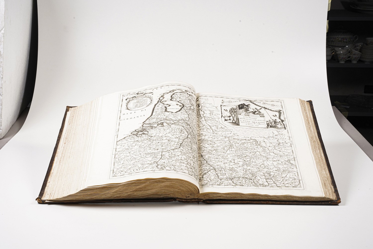 Coronelli Vincenzo (venezia, 1650 - 1718) (solo Tomo I) Atlante Veneto nel Quale Si Contiene la D...