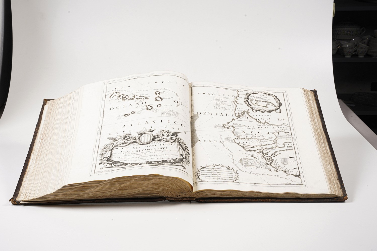 Coronelli Vincenzo (venezia, 1650 - 1718) (solo Tomo I) Atlante Veneto nel Quale Si Contiene la D...