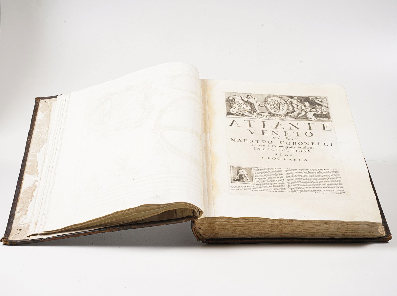 Coronelli Vincenzo (venezia, 1650 - 1718) (solo Tomo I) Atlante Veneto nel Quale Si Contiene la D...