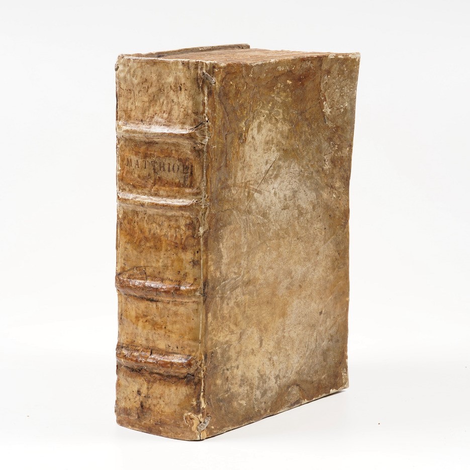 Mattioli Pietro Andrea Petri Andrea Matthioli Senensis Medici. Commentarii in Sex Libros Pedacii ...