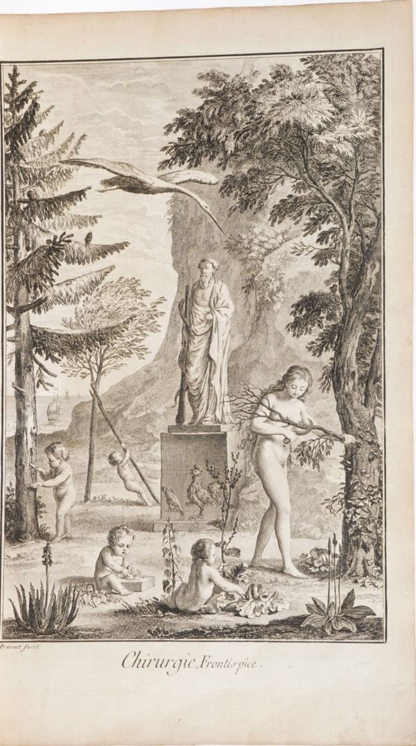 Diderot D'Alembert Chirurgie. Raccolta delle plances, Parigi o Livorno, seconda metà secolo XIX.