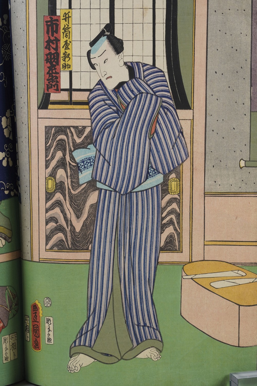 Kunisada Utagawa (toyokuni III) (1786-1865) - Yoshiiku Utagawa (1833-1904) Raccolta di Stampe Xil...