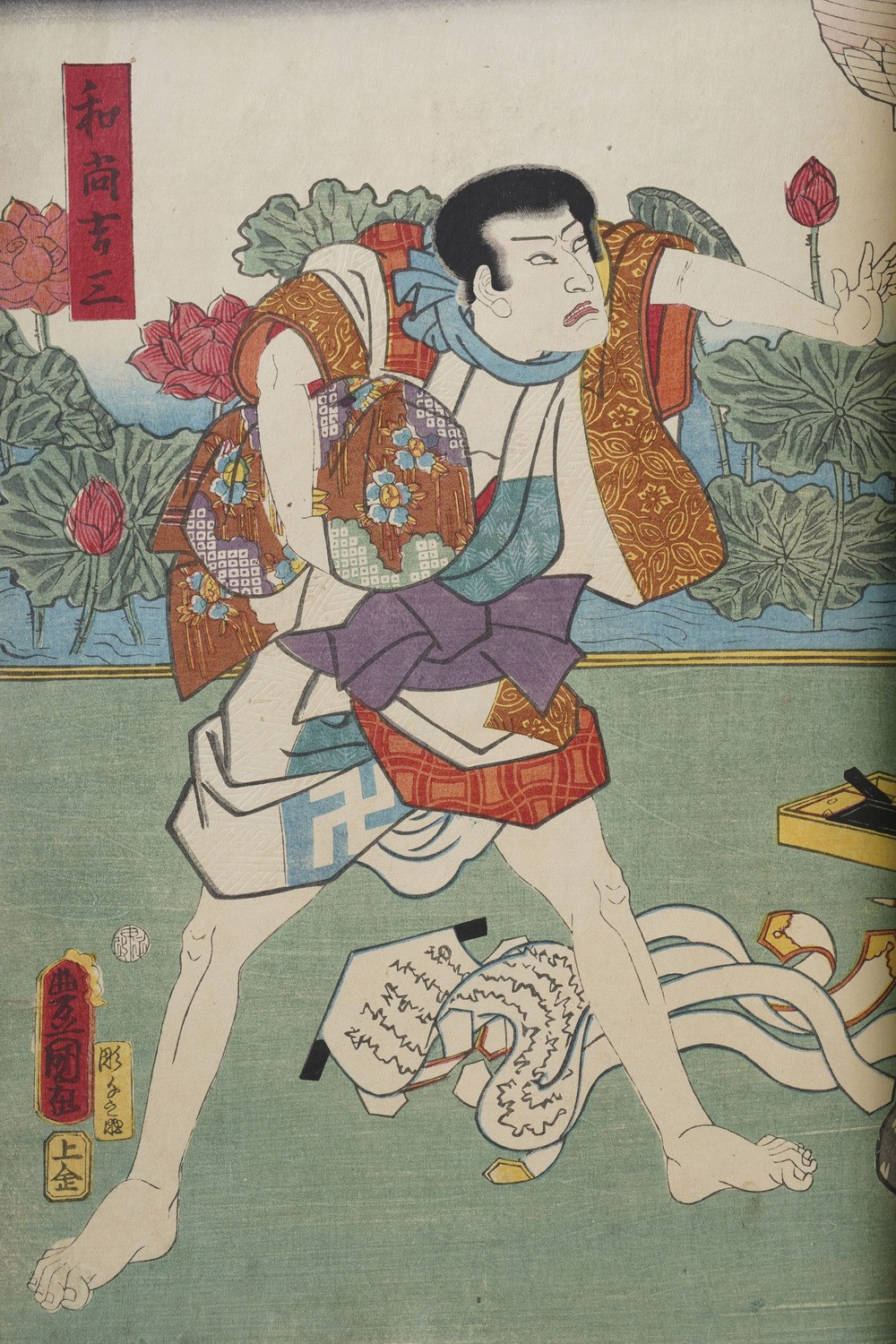 Kunisada Utagawa (toyokuni III) (1786-1865) - Yoshiiku Utagawa (1833-1904) Raccolta di Stampe Xil...