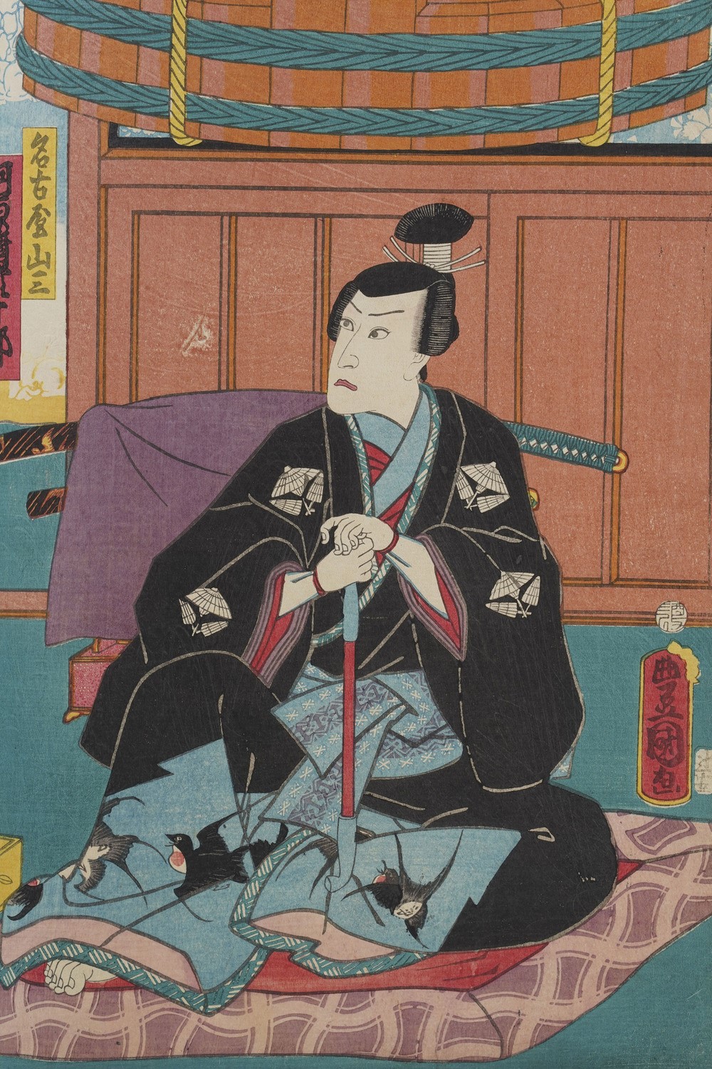 Kunisada Utagawa (toyokuni III) (1786-1865) - Yoshiiku Utagawa (1833-1904) Raccolta di Stampe Xil...