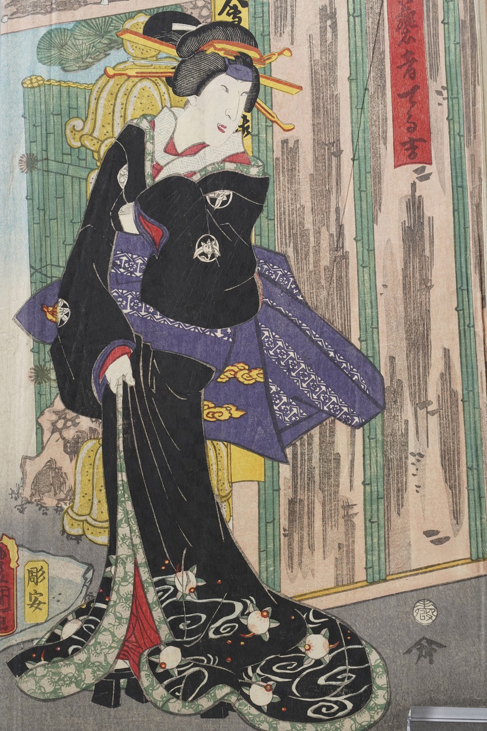Kunisada Utagawa (toyokuni III) (1786-1865) - Yoshiiku Utagawa (1833-1904) Raccolta di Stampe Xil...
