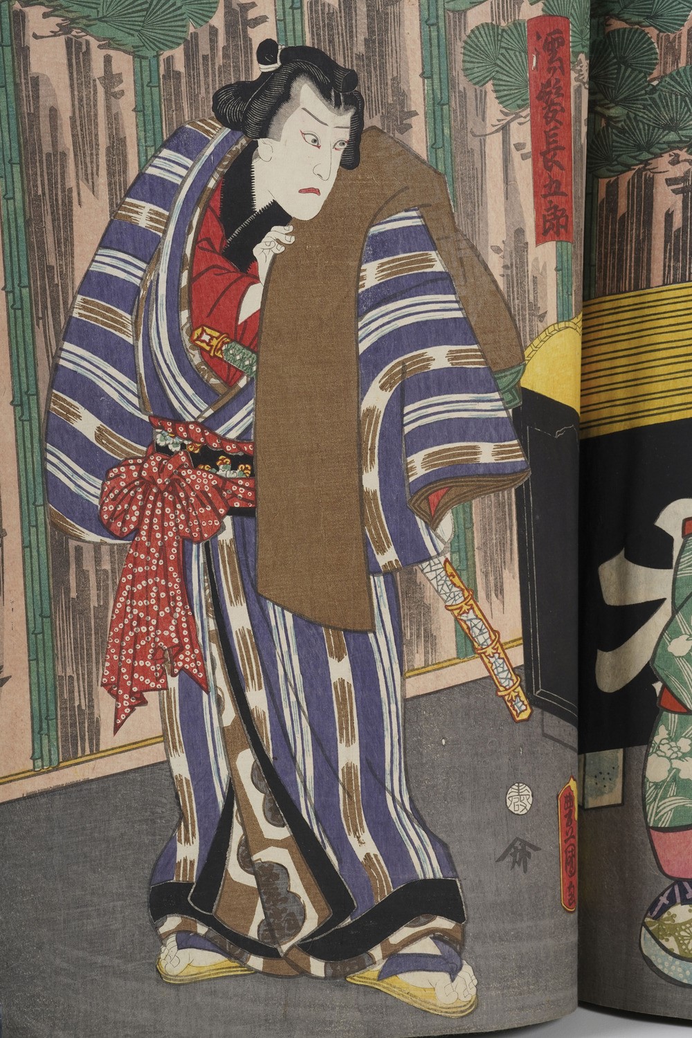 Kunisada Utagawa (toyokuni III) (1786-1865) - Yoshiiku Utagawa (1833-1904) Raccolta di Stampe Xil...
