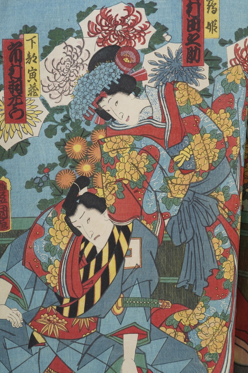 Kunisada Utagawa (toyokuni III) (1786-1865) - Yoshiiku Utagawa (1833-1904) Raccolta di Stampe Xil...
