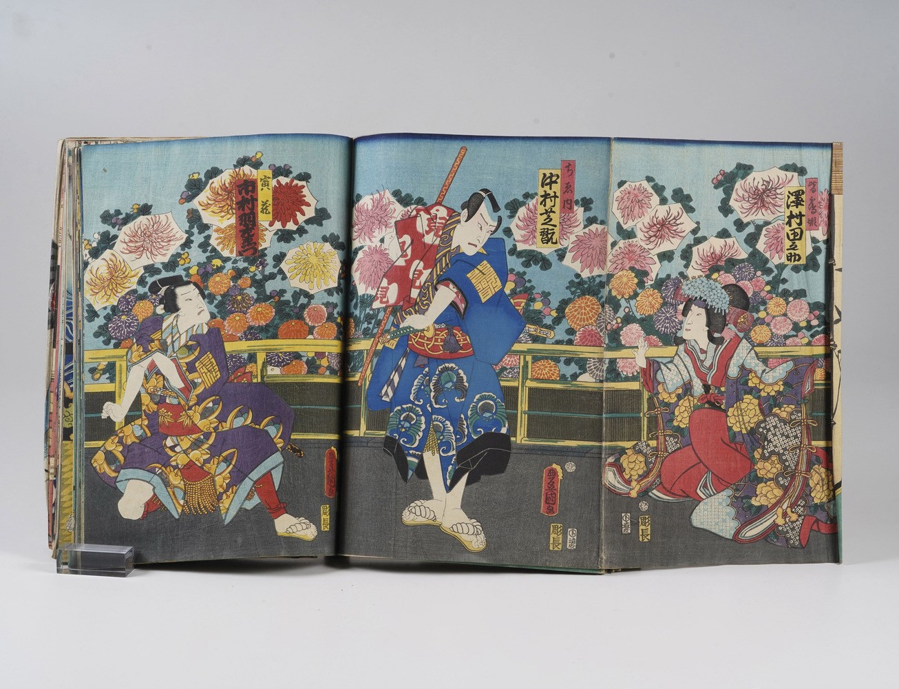 Kunisada Utagawa (toyokuni III) (1786-1865) - Yoshiiku Utagawa (1833-1904) Raccolta di Stampe Xil...