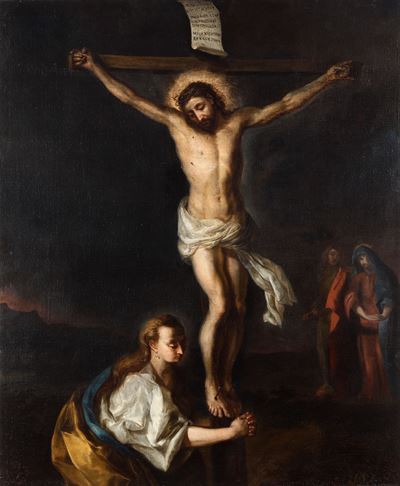 Scuola del XVII Secolo Crocifissione