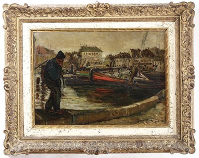 Pescatore nel Porticciolo, 1922