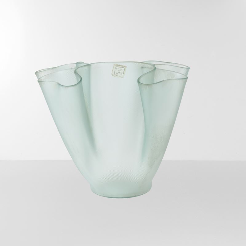 Pietro Chiesa : Vaso mod. Cartoccio   - Auction Design LAB - Cambi Casa d'Aste