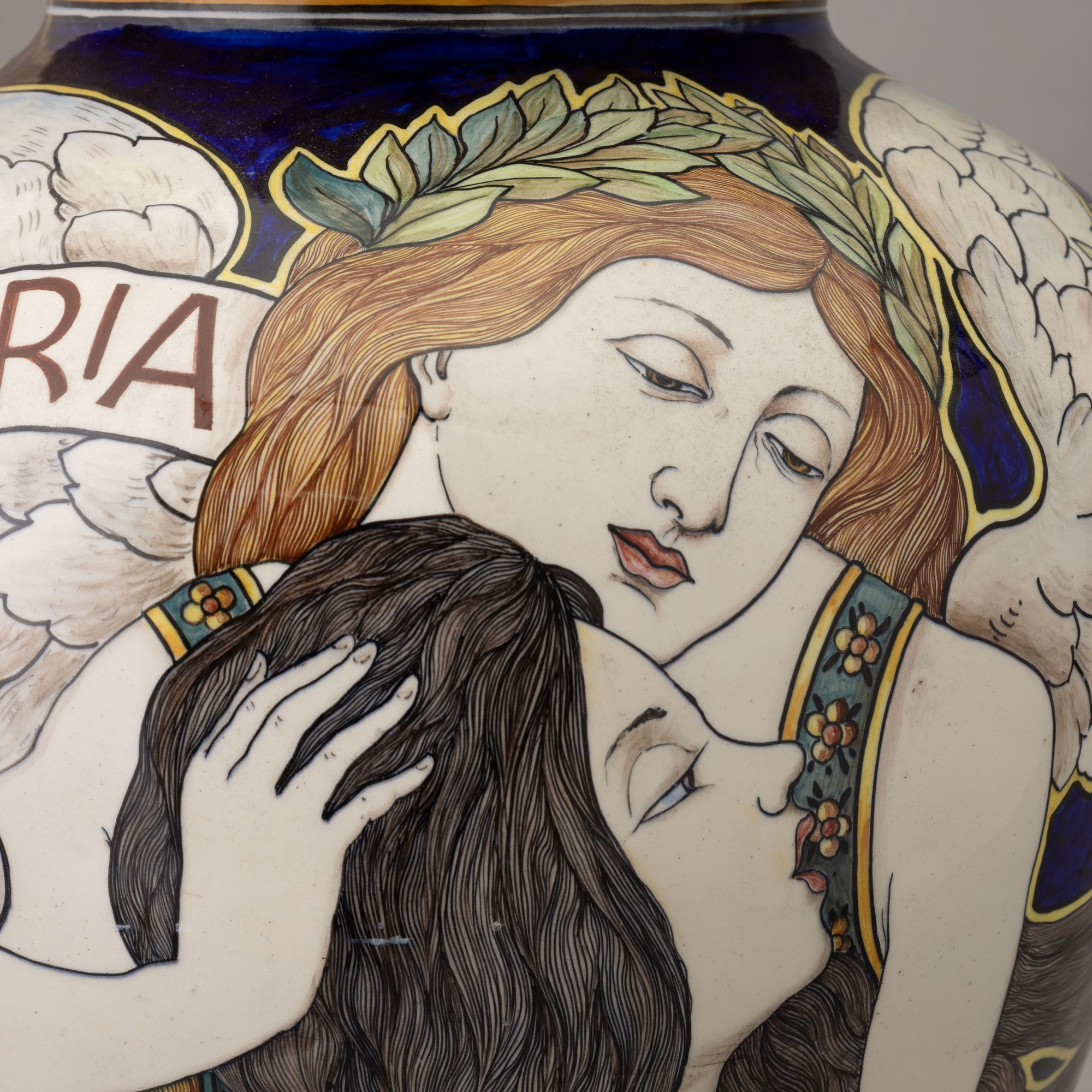 Arte Ceramica Italiana la Colonnata, Sesto Fiorentino, 1900 Ca