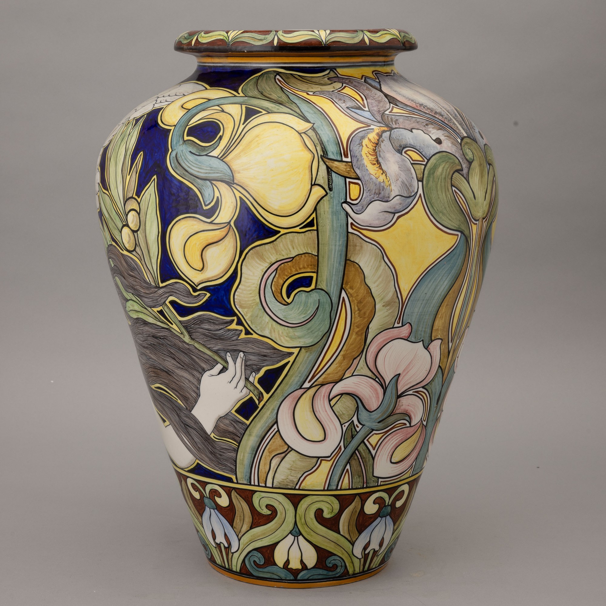 Arte Ceramica Italiana la Colonnata, Sesto Fiorentino, 1900 Ca