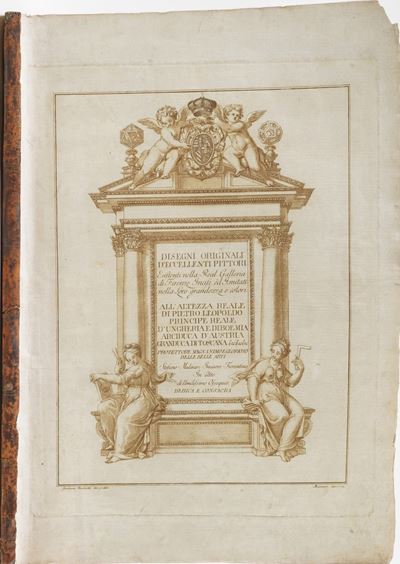Mulinari Stefano Disegni Originali D‘eccellenti Pittori Esistenti nella Real Galleria di Firenze ...