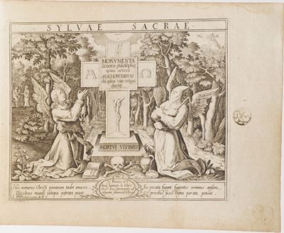 Anacoreti-ed Eremiti- Raccolta di Tavole Incise Sylvae Sacrae. Monumenta Sanctioris Philosophiae ...
