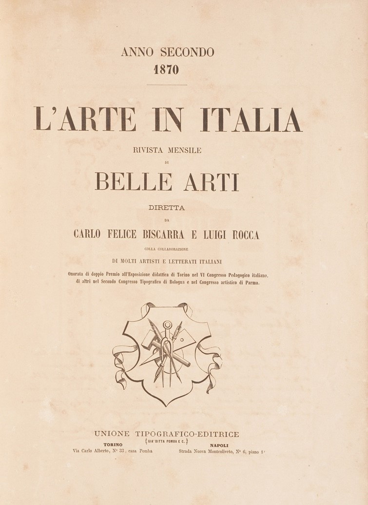 Autori Vari- Incisioni Scuola dei Grigi L'arte in Italia Rivista Mensile di Belle Arti Anno Primo...