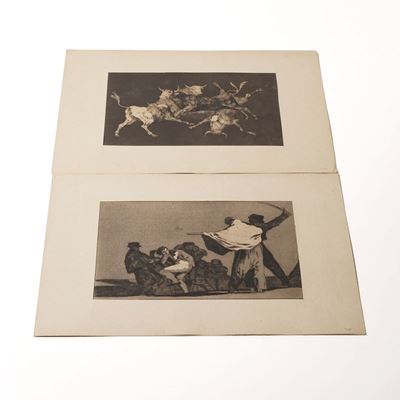 Goya Francisco (fuendetodos, 30 Marzo 1746 – Bordeaux, 16 Aprile 1828) Que Gerrero! - Lluvia De T...