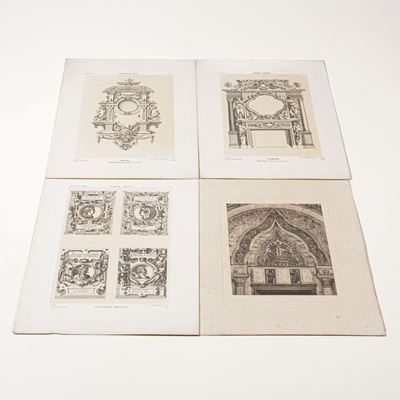 Decorazioni Varie, Secolo XIX-XX 29 Stampe Raffiguranti Soggetti Diversi