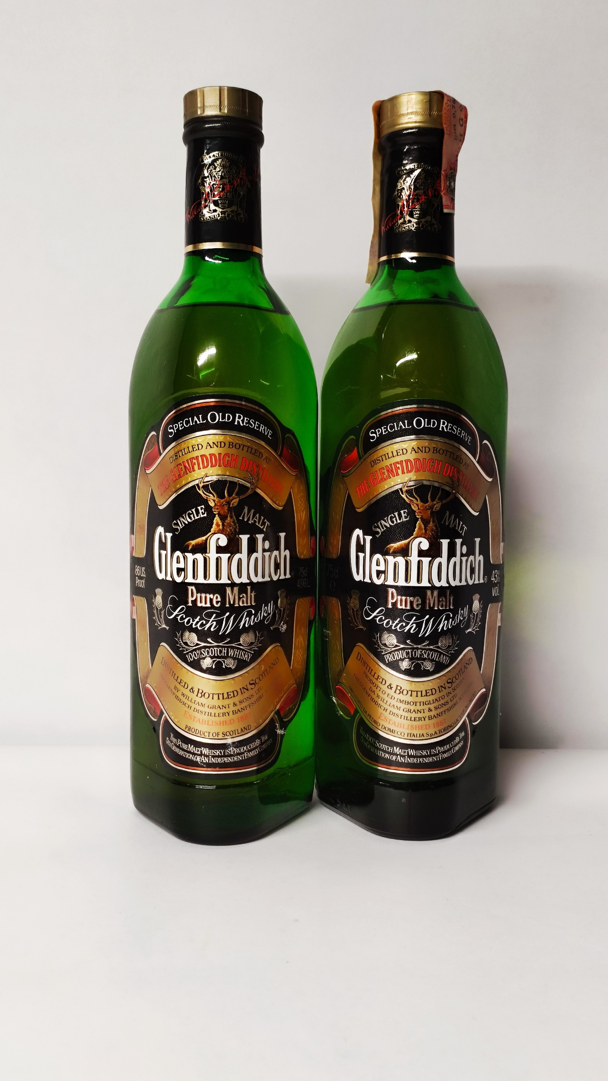 Glenfiddich Old Reserve, Pure Malt Scotch Whisky